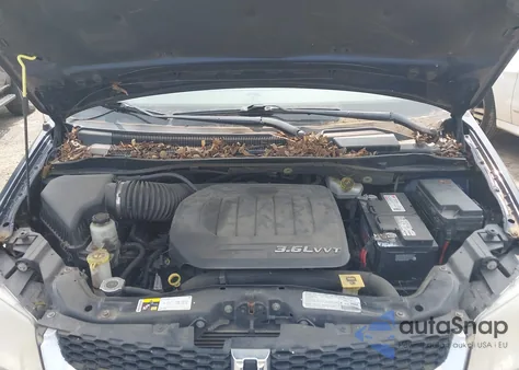 2013 Dodge Grand Caravan Sxt из США, поврежденный, VIN 2C4RDGCG6DR585658